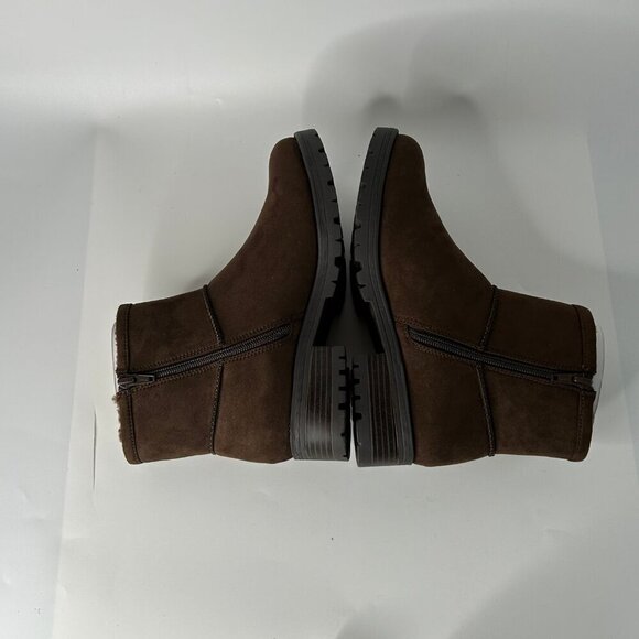 NWT BC Born in California Ankle Boots Women's Size 8 Brown Suede - Picture 4 of 8